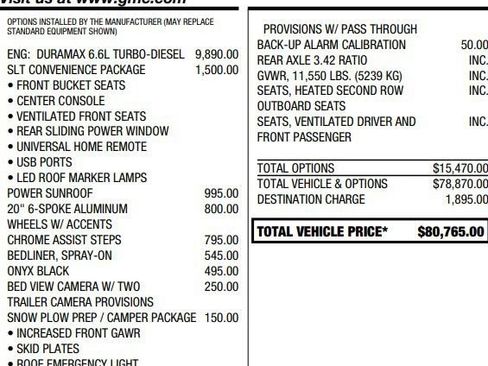 Used 2023 GMC Sierra 2500 SLT w/ SLT Convenience Package AWD/4WD image 2