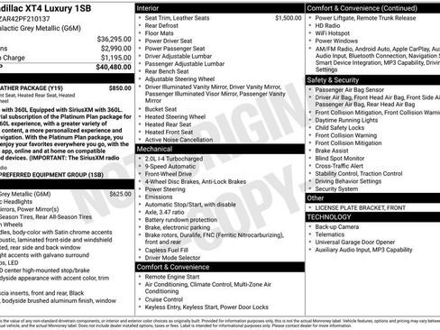 Used 2023 Cadillac XT4 Luxury w/ Cold Weather Package FWD image 17