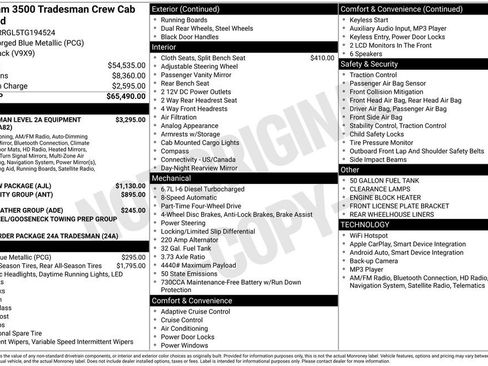 New 2026 RAM 3500 Tradesman image 3