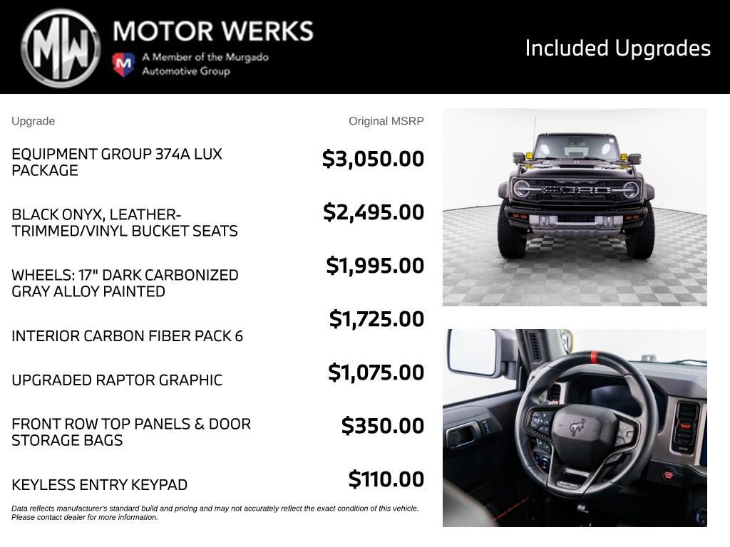 Used 2023 Ford Bronco Raptor AWD/4WD image 4