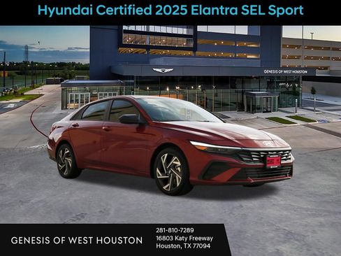Certified 2025 Hyundai Elantra Sport w/ Cargo Package FWD image 1