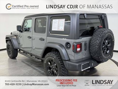 Certified 2020 Jeep Wrangler Unlimited Sport AWD/4WD image 7