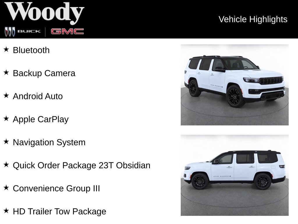 Used 2023 Jeep Grand Wagoneer Series II AWD/4WD image 3