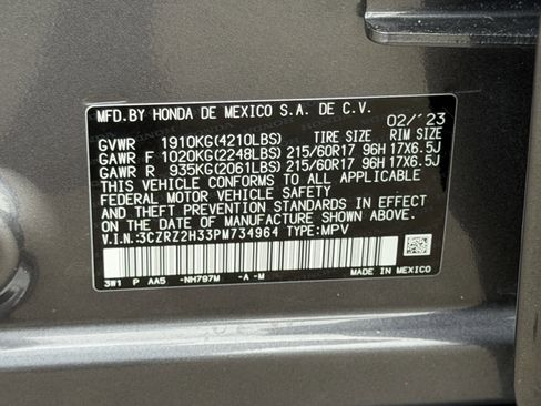 Certified 2023 Honda HR-V LX image 28