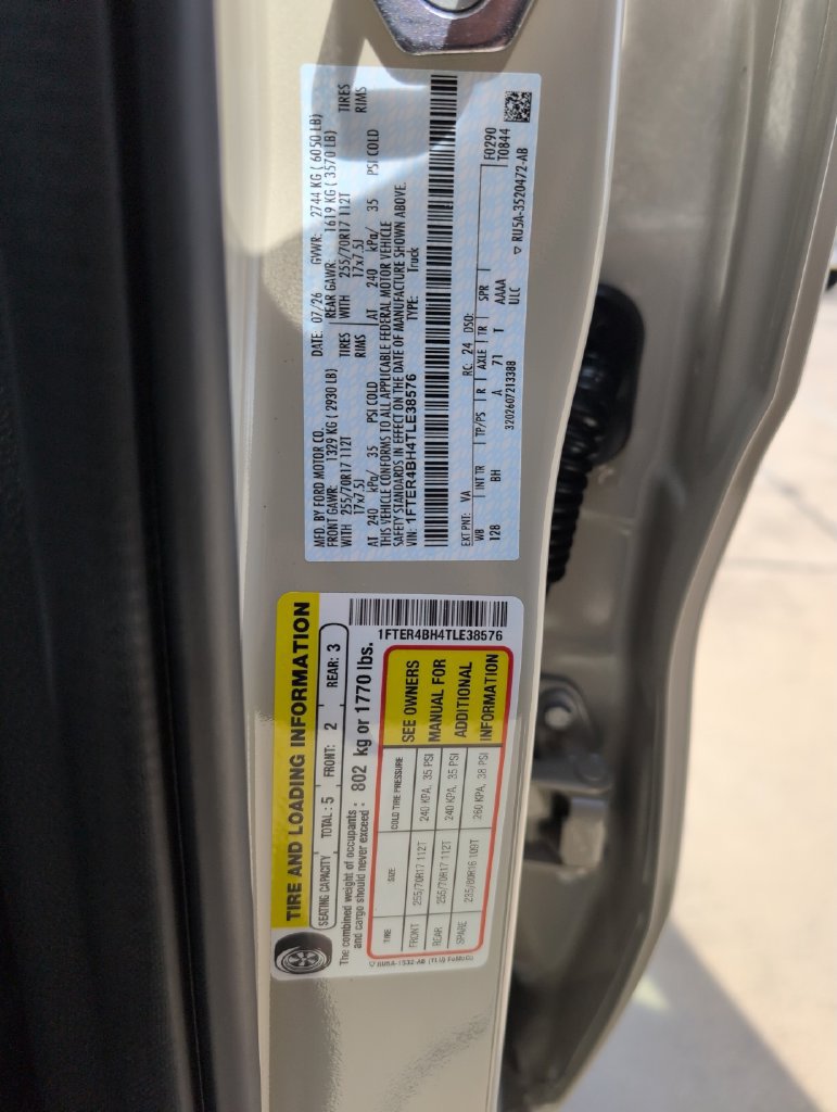 New 2026 Ford Ranger XL RWD image 33