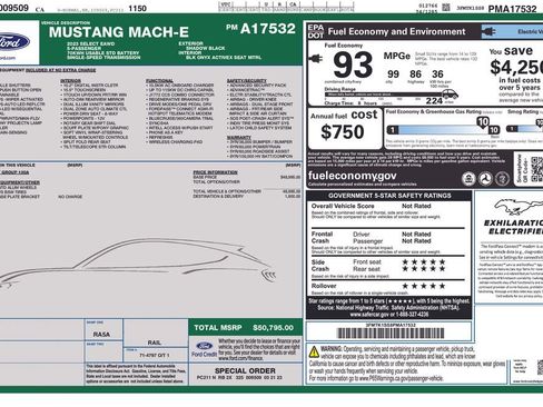 Used 2023 Ford Mustang Mach-E Select AWD/4WD image 3