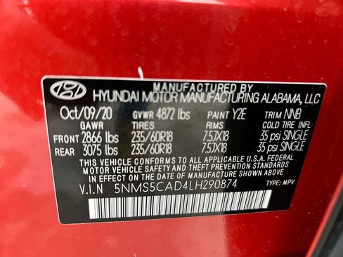 Used 2020 Hyundai Santa Fe Limited image 29