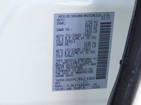 Used 2023 INFINITI QX60 Autograph w/ Cargo Package image 46