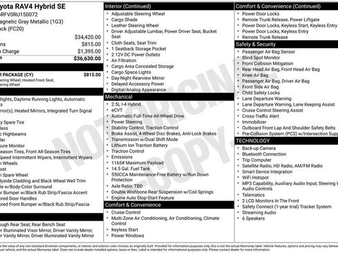 Used 2024 Toyota RAV4 SE w/ Weather Package AWD/4WD image 2