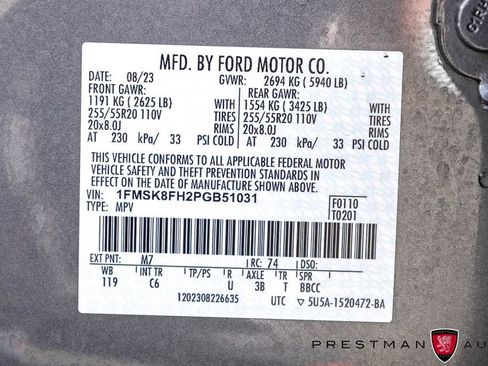 Used 2023 Ford Explorer Limited w/ Limited Technology Package image 51