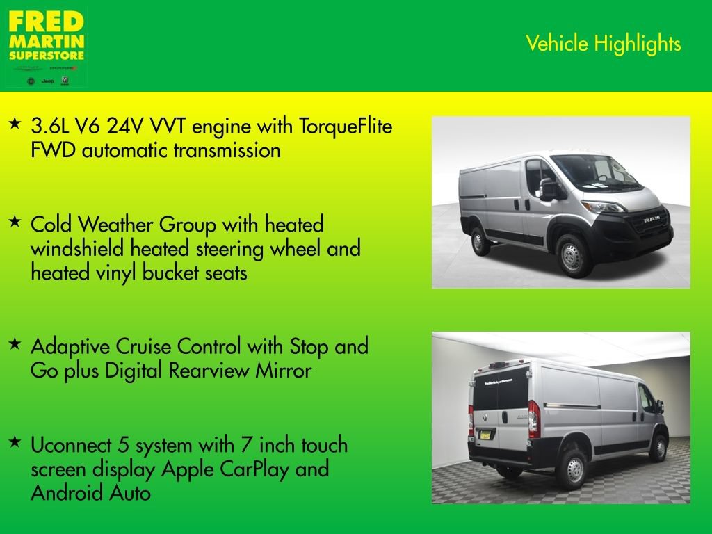New 2026 RAM ProMaster 1500 w/ Cold Weather Group FWD image 8