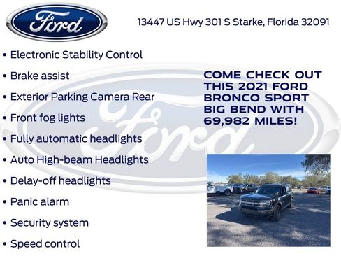 Used 2021 Ford Bronco Sport Big Bend image 24