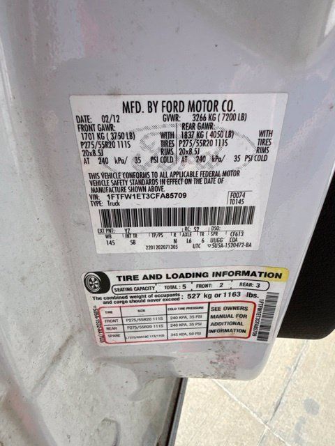 Used 2012 Ford F150 FX4 w/ FX Luxury Pkg AWD/4WD image 9
