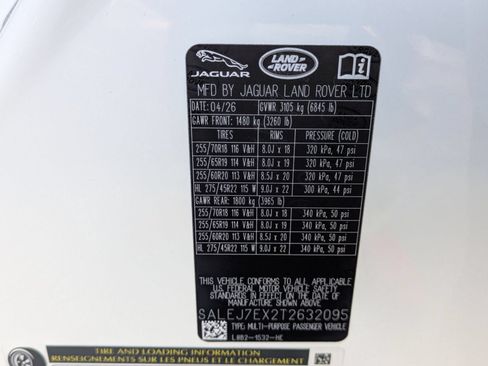 New 2026 Land Rover Defender 110 S AWD/4WD image 31