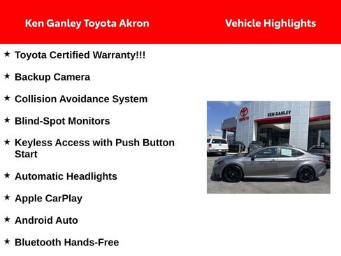 Certified 2025 Toyota Camry SE FWD image 4