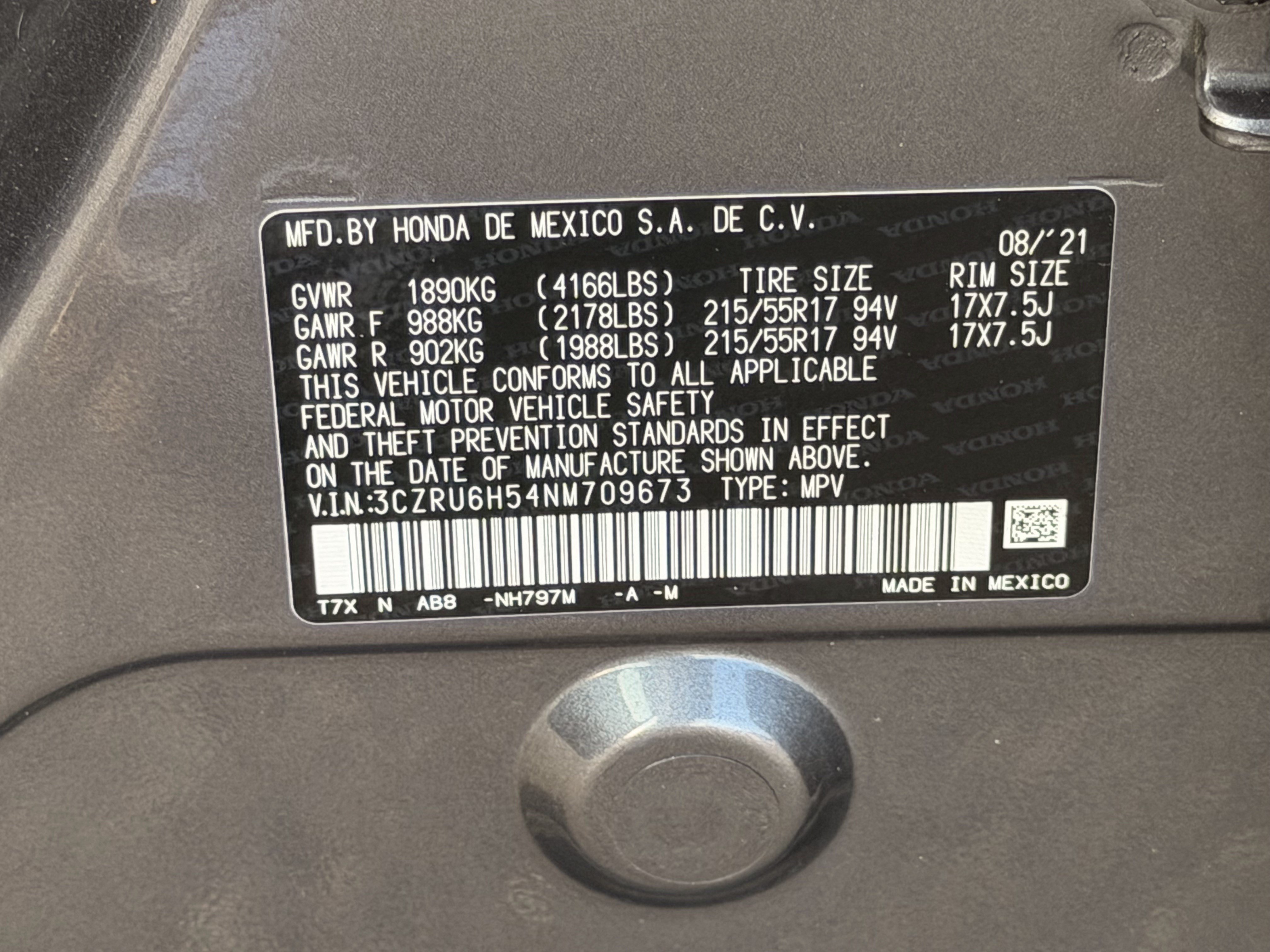 Used 2022 Honda HR-V EX image 28