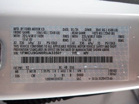 Certified 2024 Ford Escape Active w/ Tech Pack #1 AWD/4WD image 22