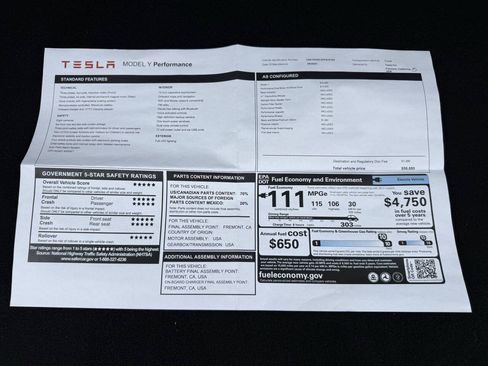Used 2023 Tesla Model Y Performance AWD/4WD image 26