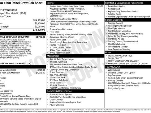 Used 2025 RAM 1500 Rebel w/ Rebel Level 2 Equipment Group image 15