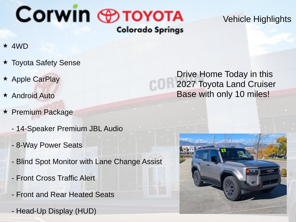 Used 2027 Toyota Land Cruiser w/ Premium Package AWD/4WD image 8