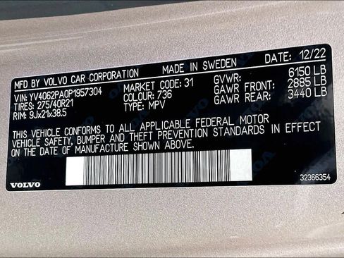 Used 2023 Volvo XC90 B6 Ultimate image 35