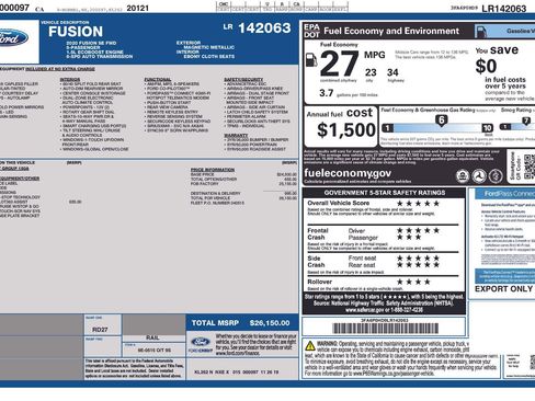 Used 2020 Ford Fusion SE FWD image 6