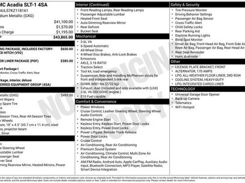 Used 2019 GMC Acadia SLT image 36