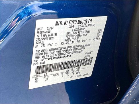Used 2024 Ford Maverick XLT w/ Equipment Group 300A Standard AWD/4WD image 34
