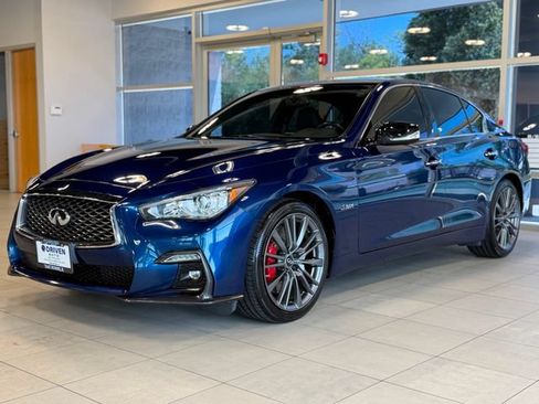 Used 2019 INFINITI Q50 Red Sport 400 w/ Sensory Package AWD/4WD image 4