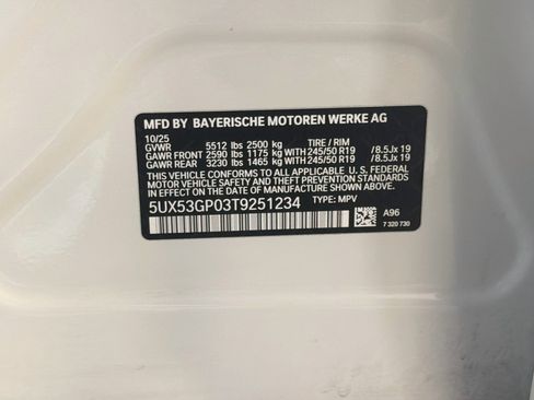 Used 2026 BMW X3 xDrive30i AWD/4WD image 12