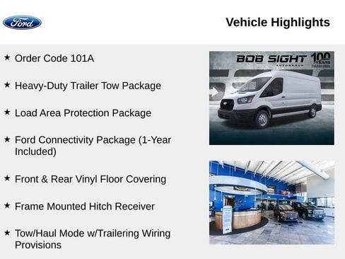 New 2026 Ford Transit 250 148 Medium Roof Extended AWD w/ Load Area Protection Package image 2