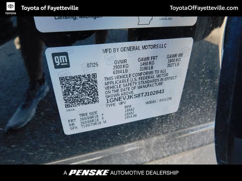 Used 2026 Chevrolet Traverse Z71 w/ Driver Confidence Package AWD/4WD image 8