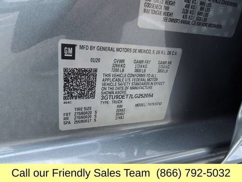 Used 2020 GMC Sierra 1500 SLT w/ SLT Premium Plus Package AWD/4WD image 31