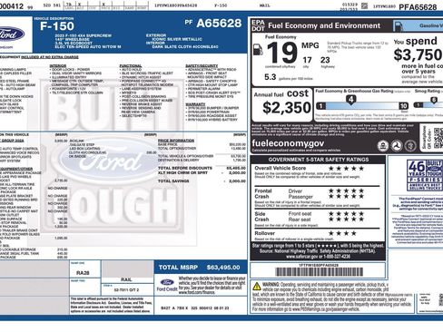 Used 2023 Ford F150 XLT w/ Equipment Group 302A High AWD/4WD image 27