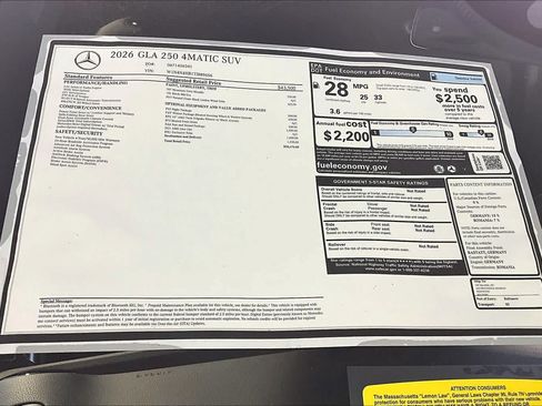 New 2026 Mercedes-Benz GLA 250 4MATIC image 18