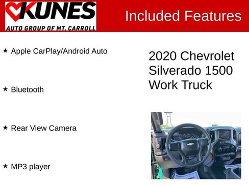 Used 2020 Chevrolet Silverado 1500 W/T RWD image 3