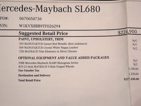 Used 2026 Mercedes-Benz Maybach SL 680 image 24