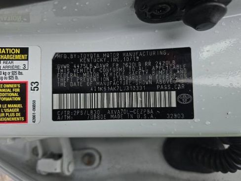 Used 2020 Toyota Camry XSE w/ Carpet Mat Package image 8