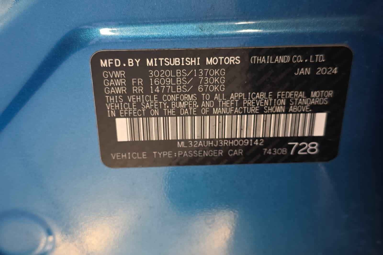 Used 2024 Mitsubishi Mirage ES FWD image 25