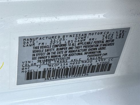 New 2026 Nissan Sentra SR w/ SR Premium Package image 21