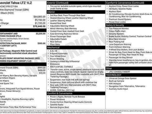 Used 2015 Chevrolet Tahoe LTZ image 9