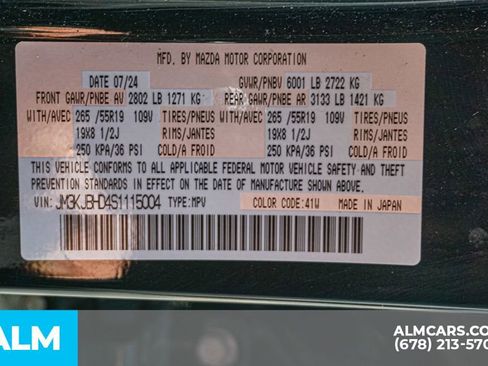 Used 2025 MAZDA CX-70 3.3 Turbo w/ Preferred Package image 60