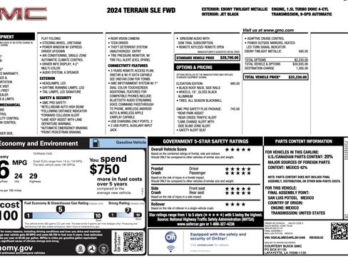 Used 2024 GMC Terrain SLE w/ Elevation Edition FWD image 2
