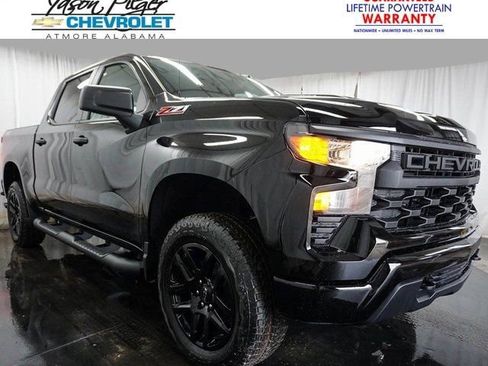 New 2026 Chevrolet Silverado 1500 Custom Trail Boss w/ Turbomax Blackout Package AWD/4WD image 1