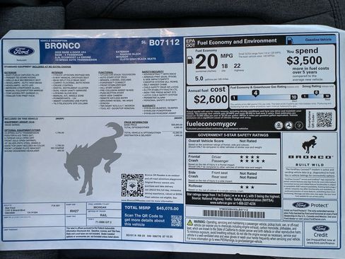 New 2025 Ford Bronco 4-Door image 16