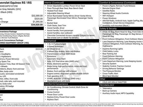 Certified 2023 Chevrolet Equinox RS image 6