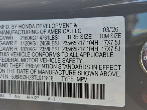 New 2026 Honda CR-V LX image 22