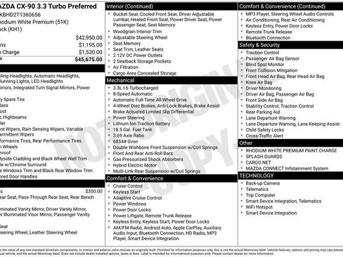 New 2026 MAZDA CX-90 3.3 Turbo w/ Preferred Package image 5