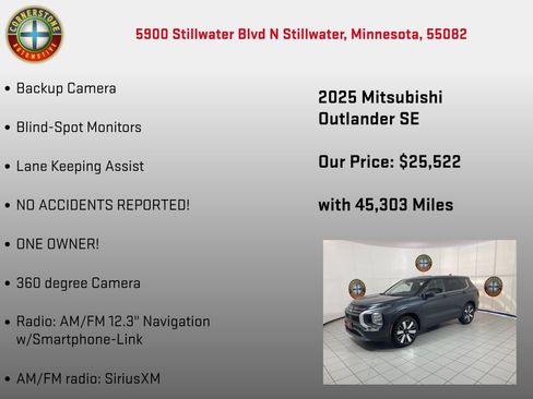 Used 2025 Mitsubishi Outlander SE AWD/4WD image 5