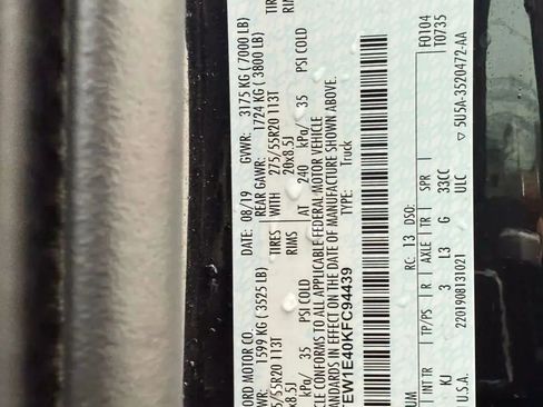 Used 2019 Ford F150 King Ranch w/ Equipment Group 601A Luxury image 34